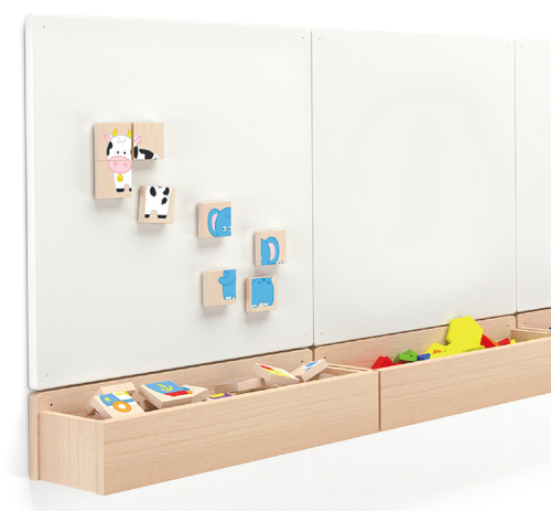 סט 32 פאזלים מגנטיים  - חיות