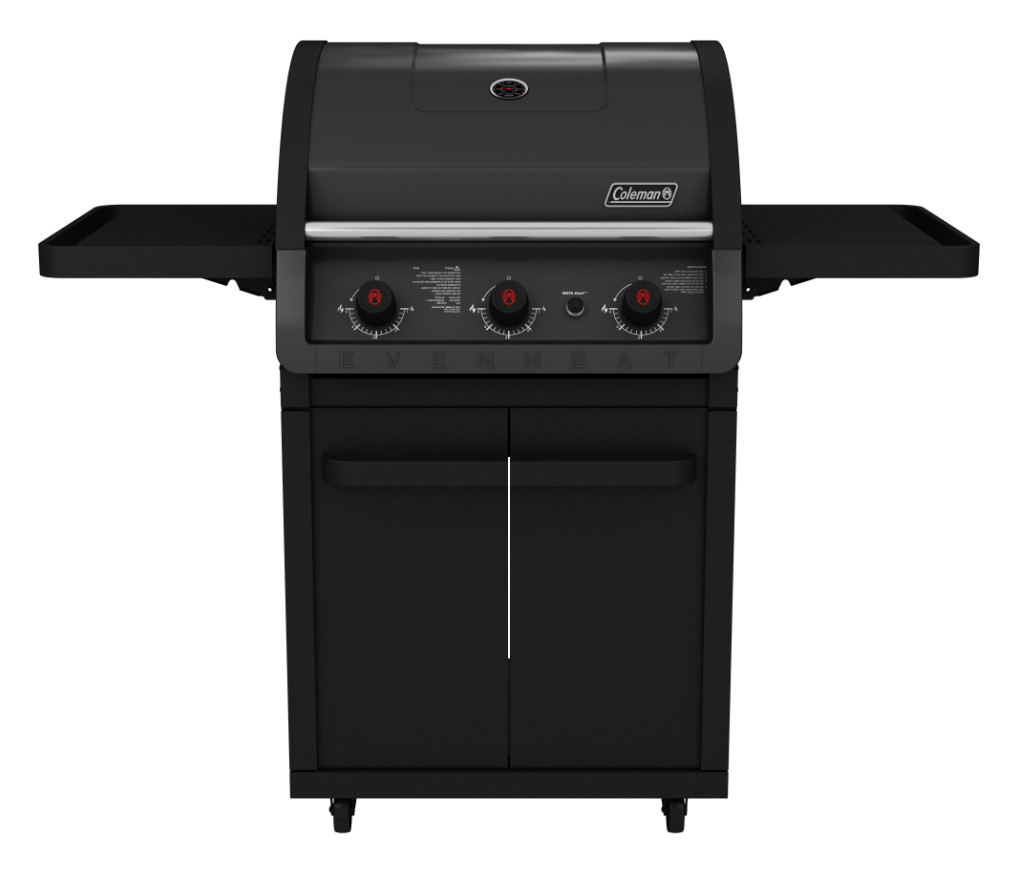 גריל גלקסי מגורגר 3 מבערים מדפים מתקפלים Coleman
