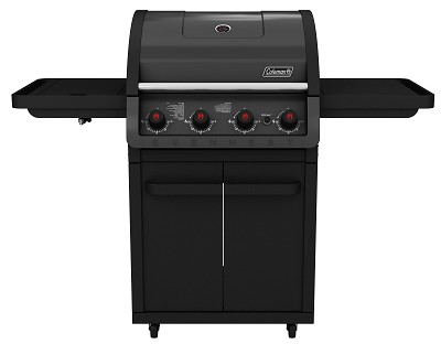 גריל גלקסי 4 מבערים מגורגר עם כירת צד גז Coleman