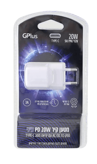 מטען קיר מיני TYPE-C 20W GPL-PD3201