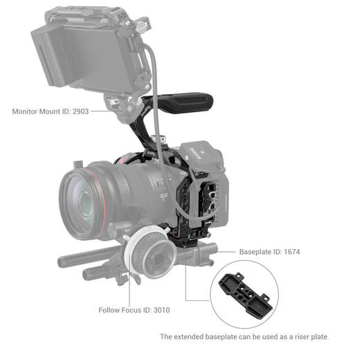 קיט כלוב למצלמת SmallRig Canon EOS R5C