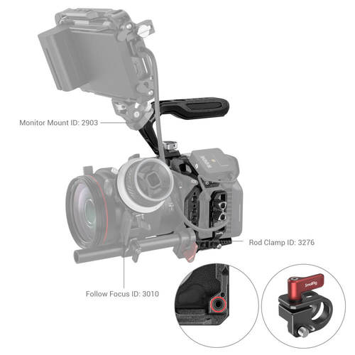 קיט כלוב למצלמת SmallRig Canon EOS R5C