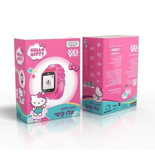 קידיווטש - שעון טלפון חכם דגם הלו קיטי - Kidiwatch Hello Kitty