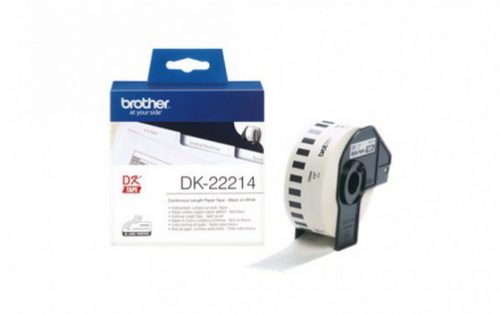 גליל מדבקות נייר מקורי Brother DK-22214