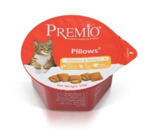 פרמיו כריות עוף וגבינה 60 גרם Premio Pillows Chicken & Cheese