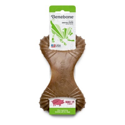 בנבון שמיניה דנטלית בטעם בייקון מידה M | Benebone Dental Chew Bacon Flavor M