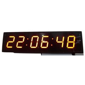 שעון קיר דיגטאלי אדום  גולף -6818 GOLF