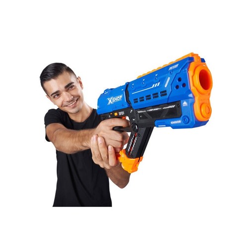 רובה מטאור לילדים CHAOS כולל 12 כדורי גומי למשחקי מלחמה עם חברים בחצר