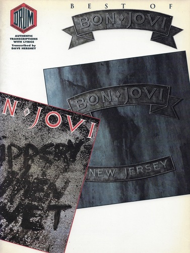 ספר תווים לתופים Best of Bon Jovi