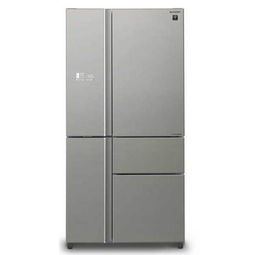 מקרר 5 דלתות 661 ליטר Sharp SJ-9733SL זכוכית כסוף שארפ