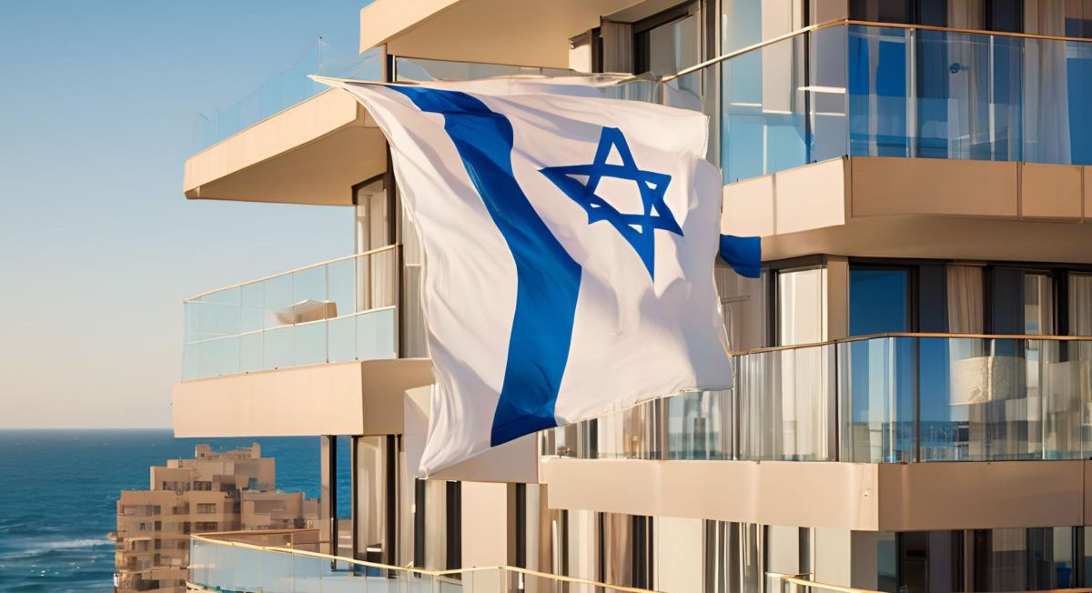 מתקן תלייה דגל למרפסת