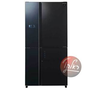 מקרר 5 דלתות 661 ליטר Sharp SJ-9731BL זכוכית שחורה שארפ