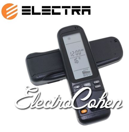 שלט רחוק מקורי אוניברסלי ‏למזגנים Electra RC25B אלקטרה
