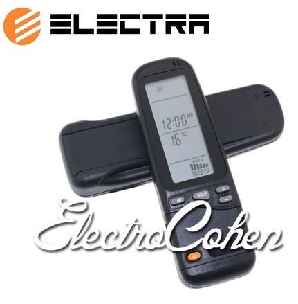 שלט רחוק מקורי אוניברסלי ‏למזגנים Electra RC19 אלקטרה