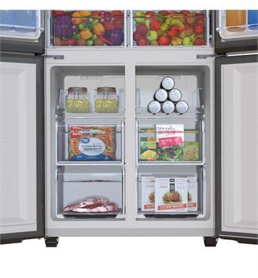מקרר מקפיא תחתון Haier HRF4556FB 