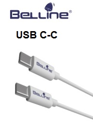 כבל מקצועי USB C - USB C אורך 1 מטר 10G/bps 