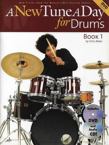 ספר תווים לתופים ותקליטור A New Tune a Day for Drums