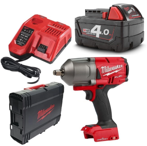 מפתח אימפקט 1627NM למומנט גבוה כולל סוללה 4AH מבית Milwaukee