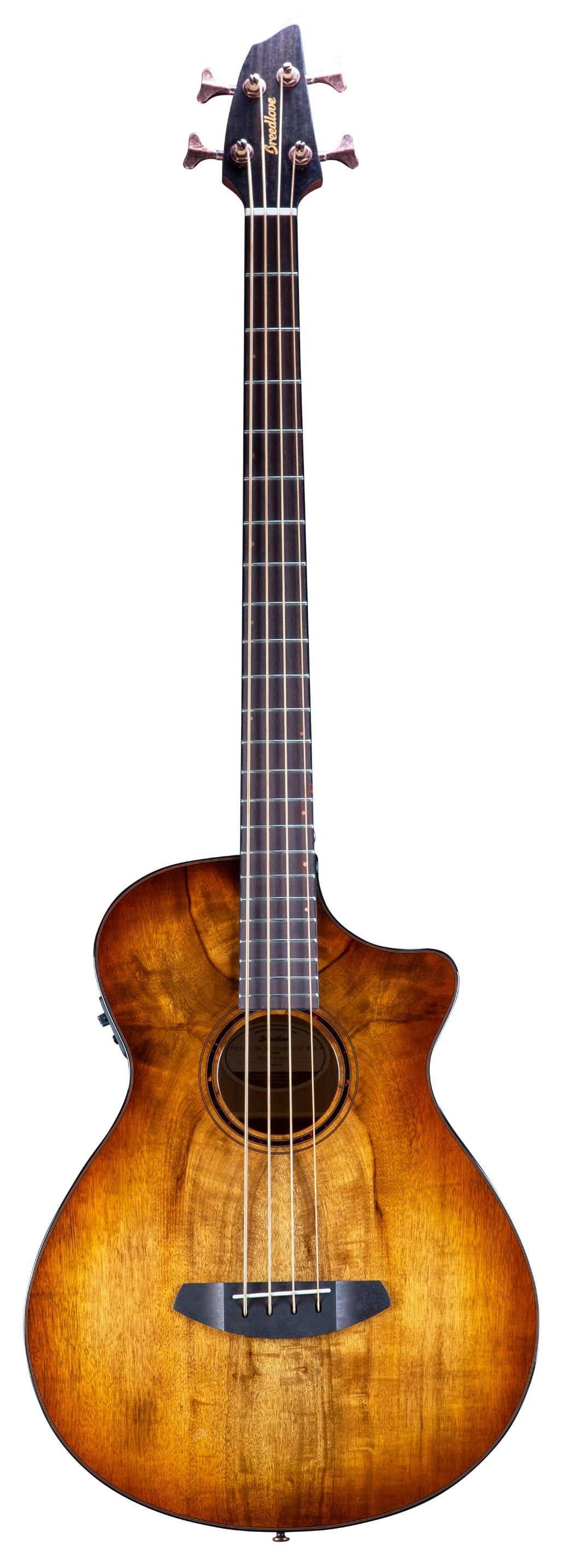 גיטרת בס אקוסטית מוגברת Breedlove Pursuit Exotic S Concerto Bass CE