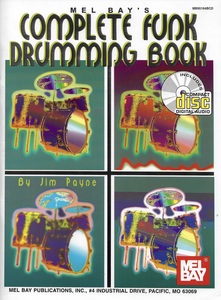 ספר תווים לתופים ותקליטור Mel Bay Complete Funk Drumming Book