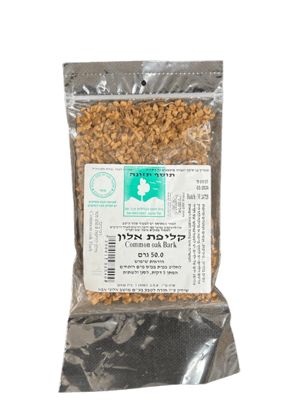 תוסף תזונה | קליפת אלון | מכיל 50 גר' |