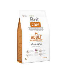 בריט קר לכלב 3 ק"ג בוגר מגזע בינוני כבש ואורז Brit Care Adult Medium Breed