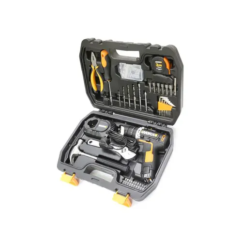 מברגה/מקדחה רוטטת 12V וסט כלים WORX