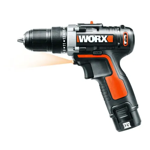 מברגה/מקדחה רוטטת 12V וסט כלים WORX