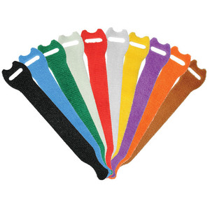 Pearstone Touch Fastener Straps רצועות הידוק לכבלים (10 יחידות)