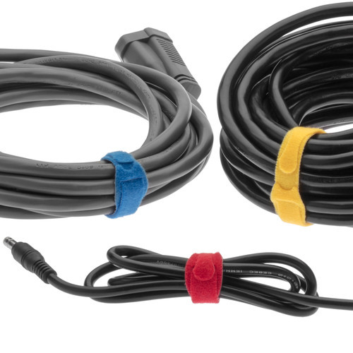 Pearstone Touch Fastener Straps רצועות הידוק לכבלים (10 יחידות)