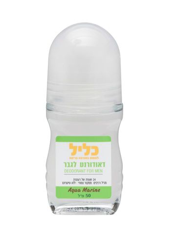 דאודורנט טבעי לגבר (ירוק) ללא אלומיניום- Aqua Marine - כליל