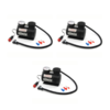 קומפרסור לרכב – שלישייה מיני נייד 12V עם צג לחץ ופיות