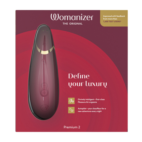  Womanizer 2 Premium בורדו