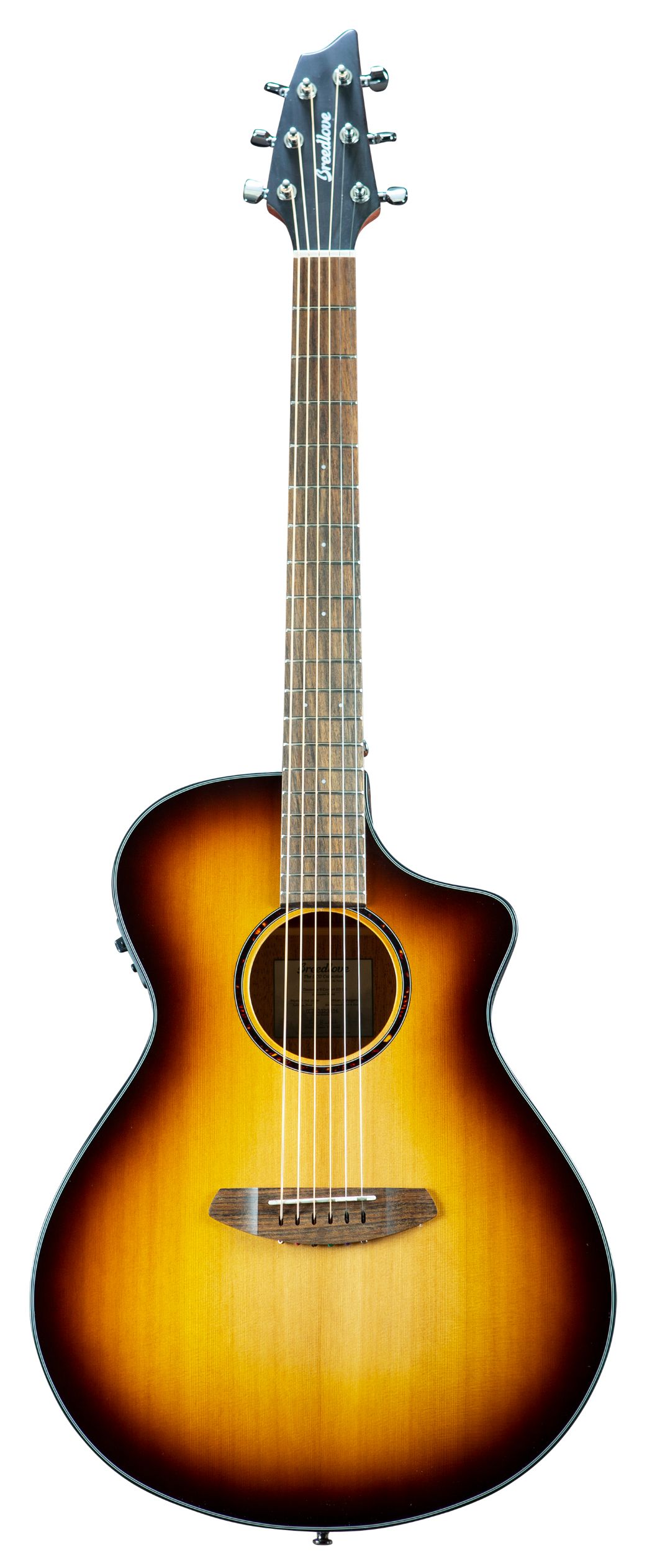 גיטרה אקוסטית מוגברת Breedlove Discovery S Concert Edgeburst CE