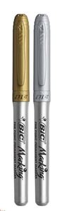 סט טושים לא מחיקים זהב וכסף BIC