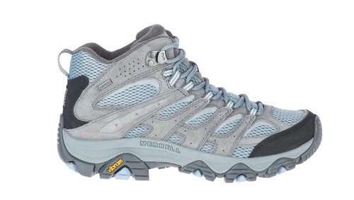 נעלי טיולים לנשים MOAB 3 MID GTX אפור/כחול - Merrell