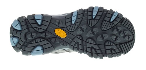 נעלי טיולים לנשים MOAB 3 MID GTX אפור/כחול - Merrell