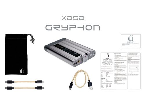 ממיר DAC ומגבר אוזניות נייד עם בלוטות' iFi audio XDSD GRYPHON