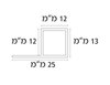פרופיל דן 10 גולד מט – חדש