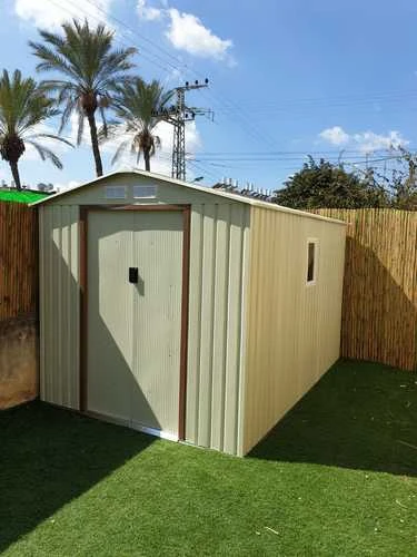 מחסן גינה מתכת GARDEN TOP 2.13X3.19 T710