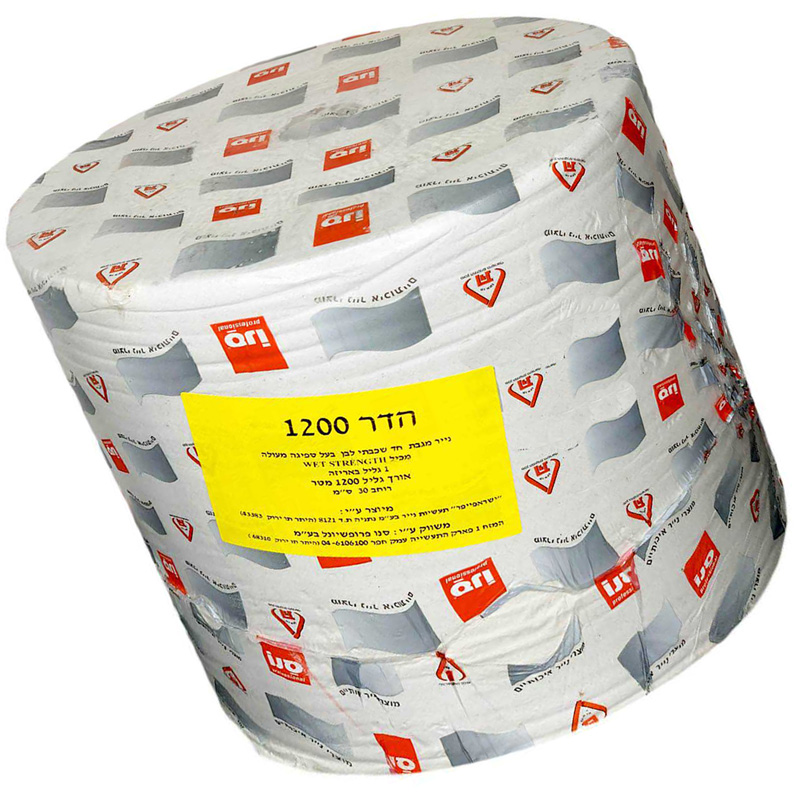 הדר ללא סיבים 1000/30 - מגבת נייר טישו לבנה ללא סיבים חד שכבתי