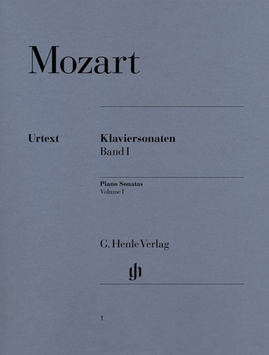 ספר תווים Mozart Piano Sonatas, Volume I