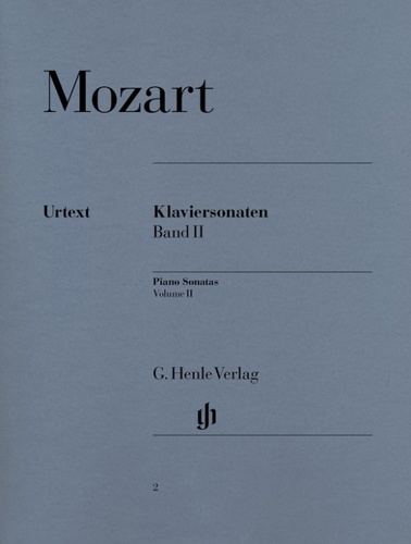 ספר תווים Mozart Piano Sonatas, Volume II
