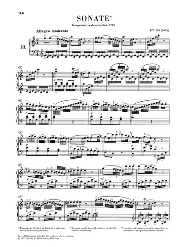 ספר תווים Mozart Piano Sonatas, Volume II