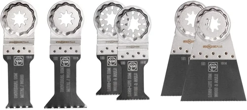 סט 6 להבים לחיתוך לעץ ומתכת FEIN STARLOCK PLUS 