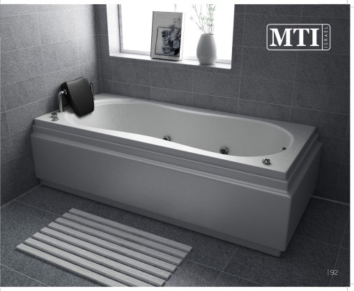  אמבטיה mti-84 170*75 לבן מבריק(כולל גקוזי) 