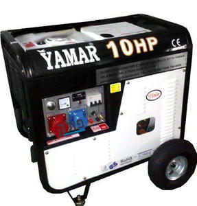 גנרטור דיזל חד פאזי 6200w פתוח דגם YM800 חברת YAMAR