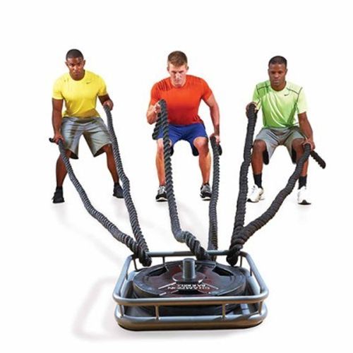 חבל באטל רופ 10 מטר Battle Rope בפעולה