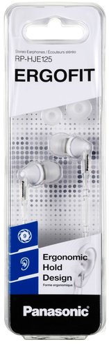 אוזניות פאנסוניק RPHJE125  Panasonic צבע לבן