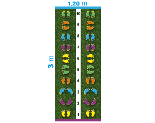 שטיח שמשונית 1.2/3 מטר - רגליים